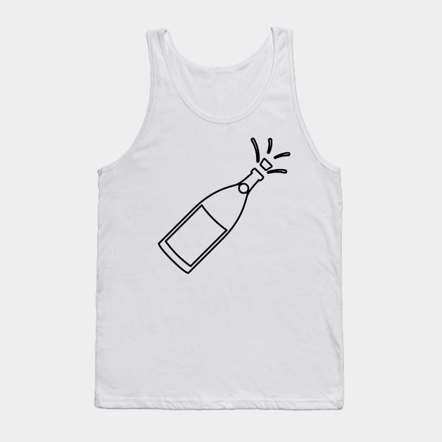 Popping the cork! Tank Top by SWON Design